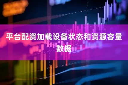 平台配资加载设备状态和资源容量数据
